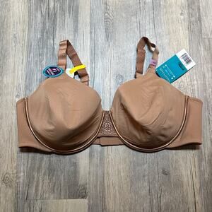 Vanity Fair 76380 Beauty Back Smoothing Underwire T-Shirt Bra Totally Tan 44D